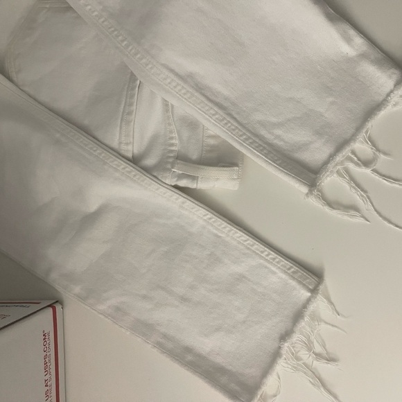 Agolde Nico White High Rise Button Fly Jeans - Picture 4 of 4